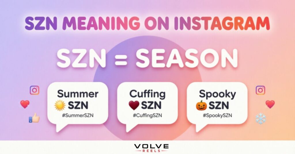Szn meaning instagram